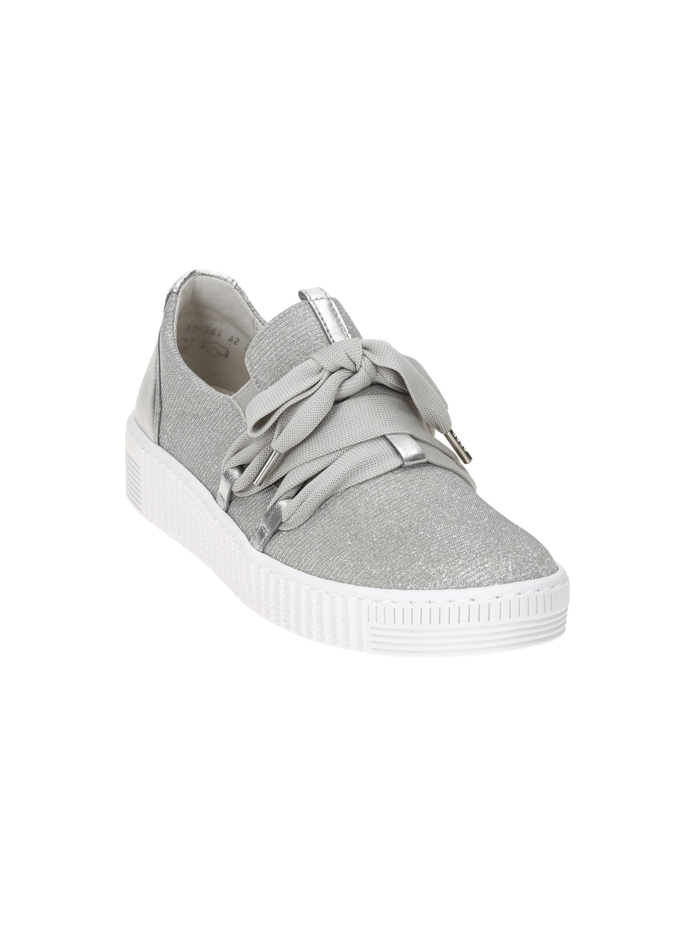 GABOR Hausschuh 'Gabor Schuhe silber grau Glitzer Slipper 83.333.61'‌‌‌‌‌‌‌‌ in Silber