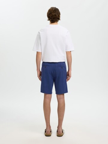 Regular Pantalon SELECTED en bleu