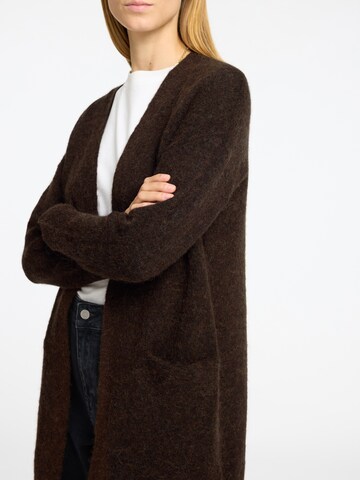 SELECTED Strickjacke 'SLFLulu' in Braun