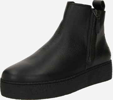 Ca'Shott - Botas de tobillo en negro: frente