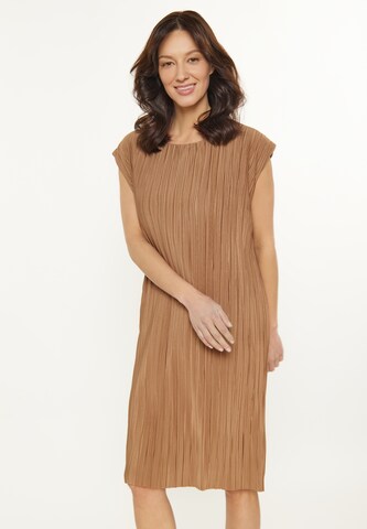 usha WHITE LABEL Коктейльное платье 'Fashion Look' в Бежевый: спереди