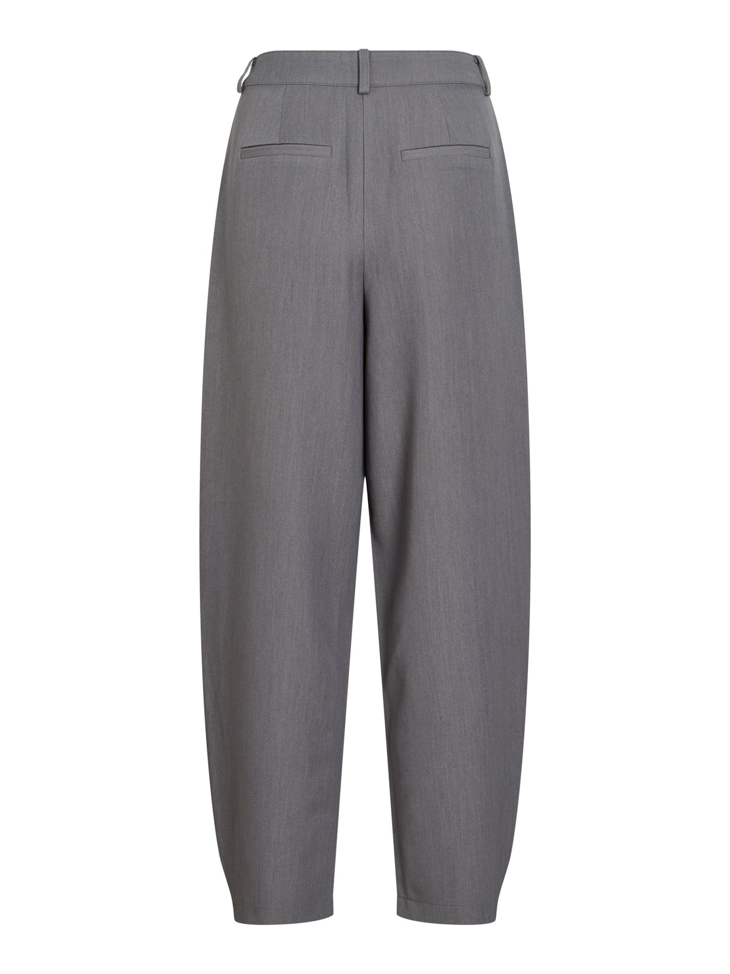 VILA - Barrel Pantalón plisado 'VILeora' en gris