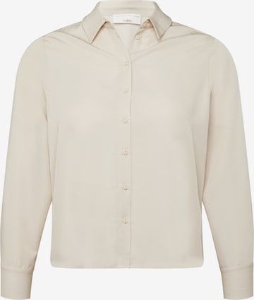 Guido Maria Kretschmer Curvy Collection Блуза 'Nele' в бяло: отпред