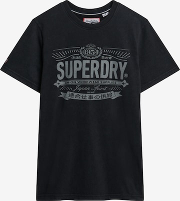 Superdry & Co Shirt 'Heritage' in Zwart: voorkant