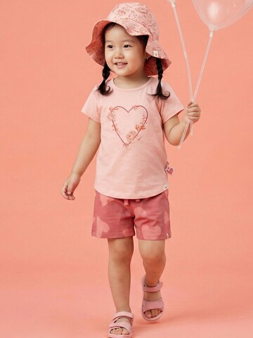 SIGIKID Shirt 'T-Shirt Pink Birds' in Pink