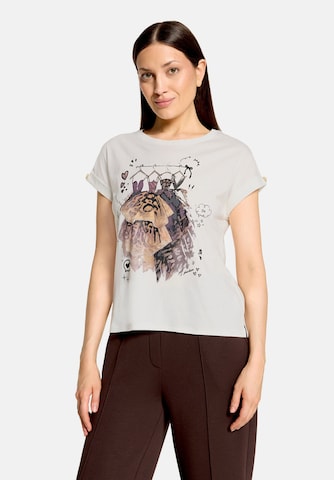 T-shirt Cartoon en blanc : devant