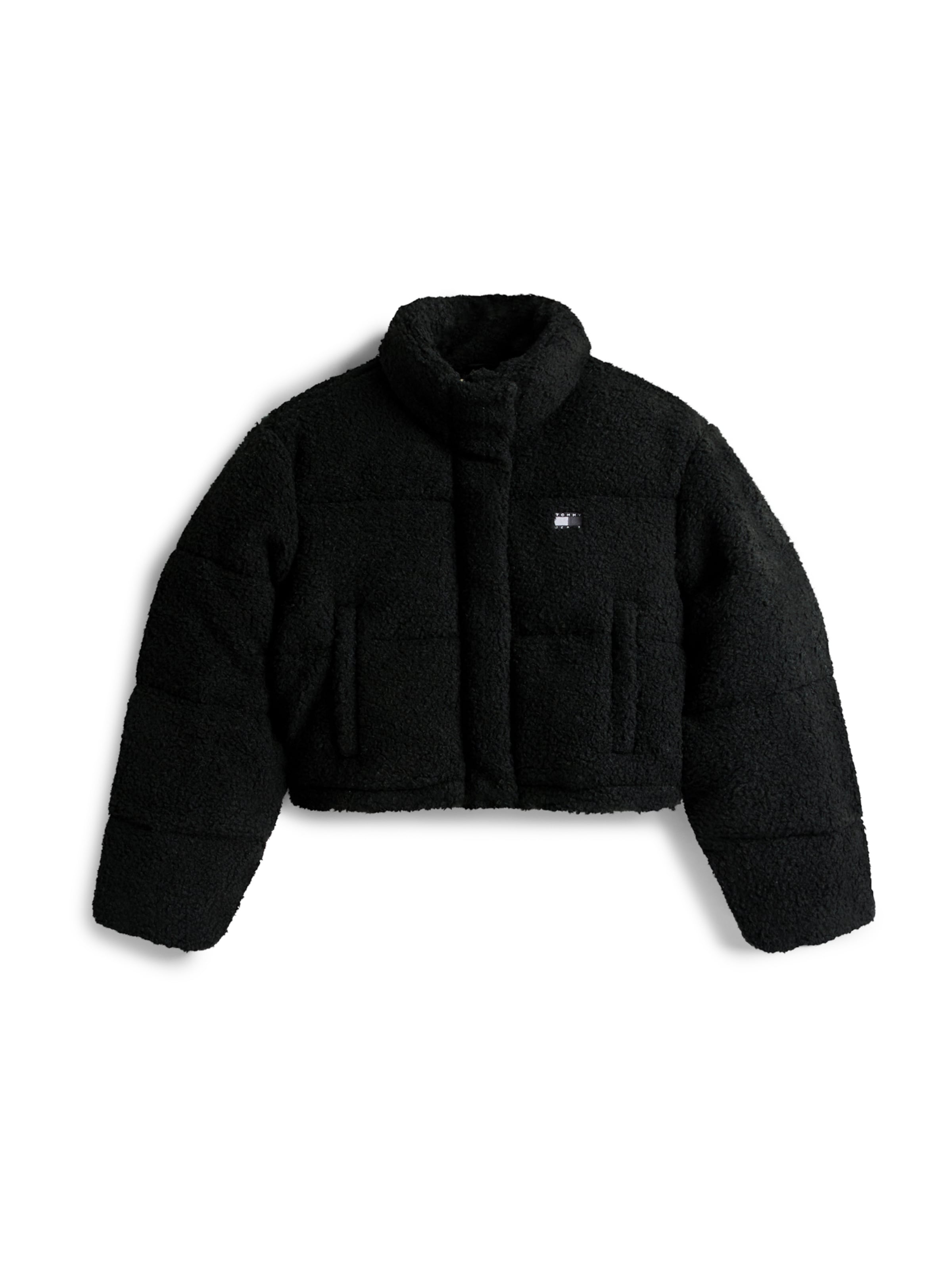 Giacca di mezza stagione di Tommy Jeans in nero: frontale