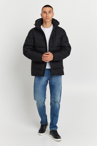 INDICODE JEANS Winterjas 'Piulio' in Zwart