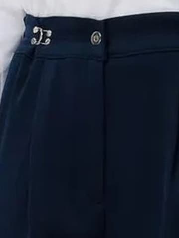 Wide leg Pantaloni con pieghe di MixRay in blu