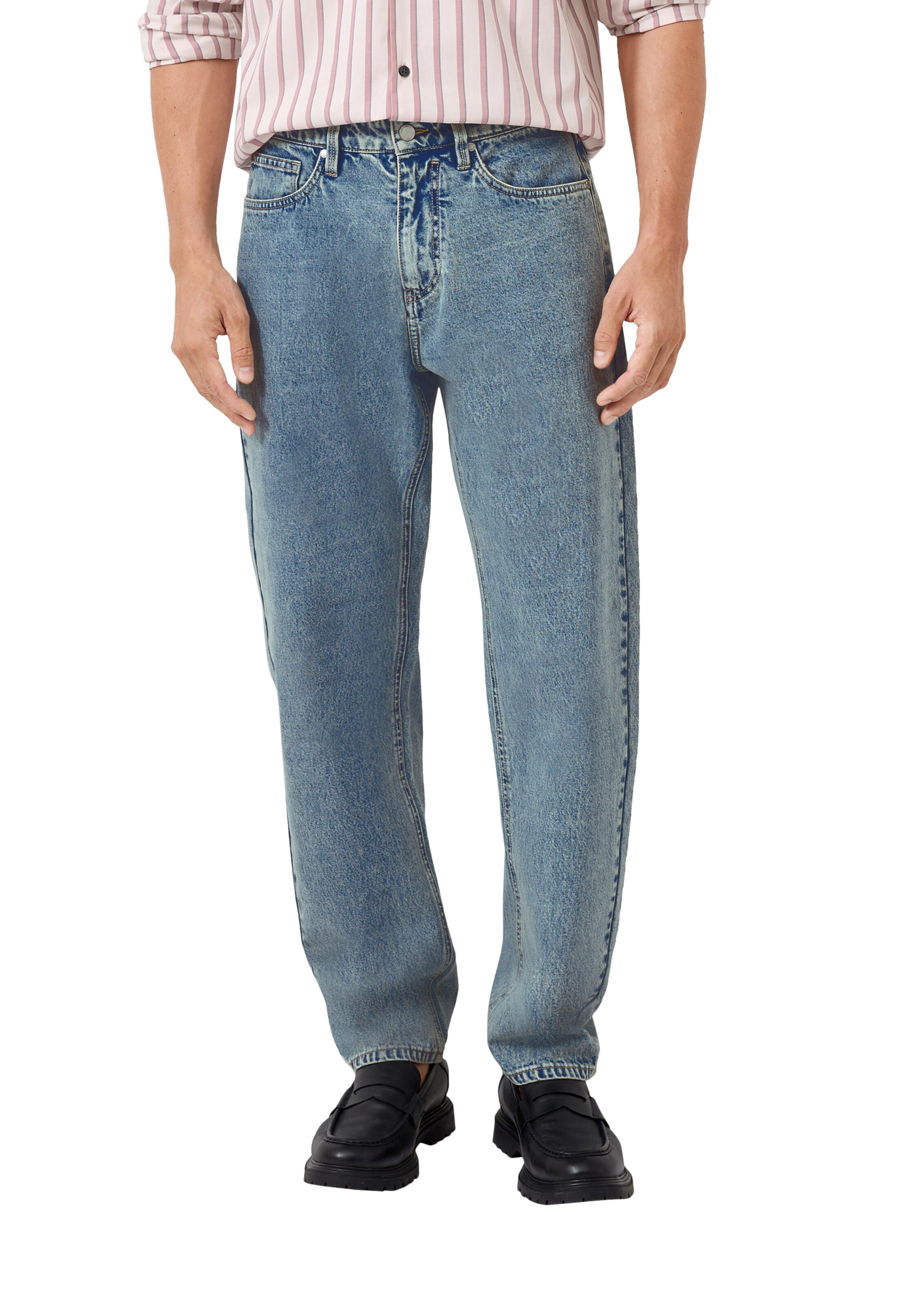 s.Oliver Loosefit Jeans in Blauw: voorkant