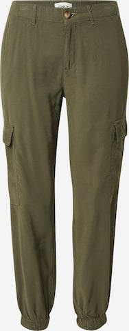 ONLY Tapered Cargo Pants 'ARIS' in Green: front