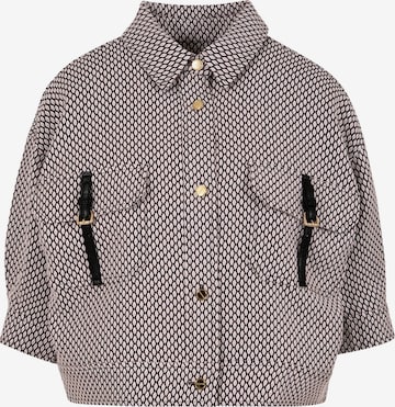 Coster Copenhagen Välikausitakki ' Jacquard ' värissä vaaleanpunainen: etupuoli