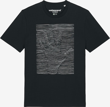 Maglietta di Watapparel in nero: frontale