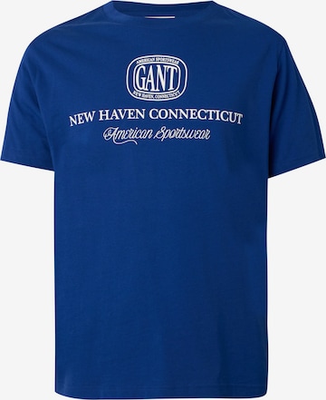 GANT - Camisa em azul: frente