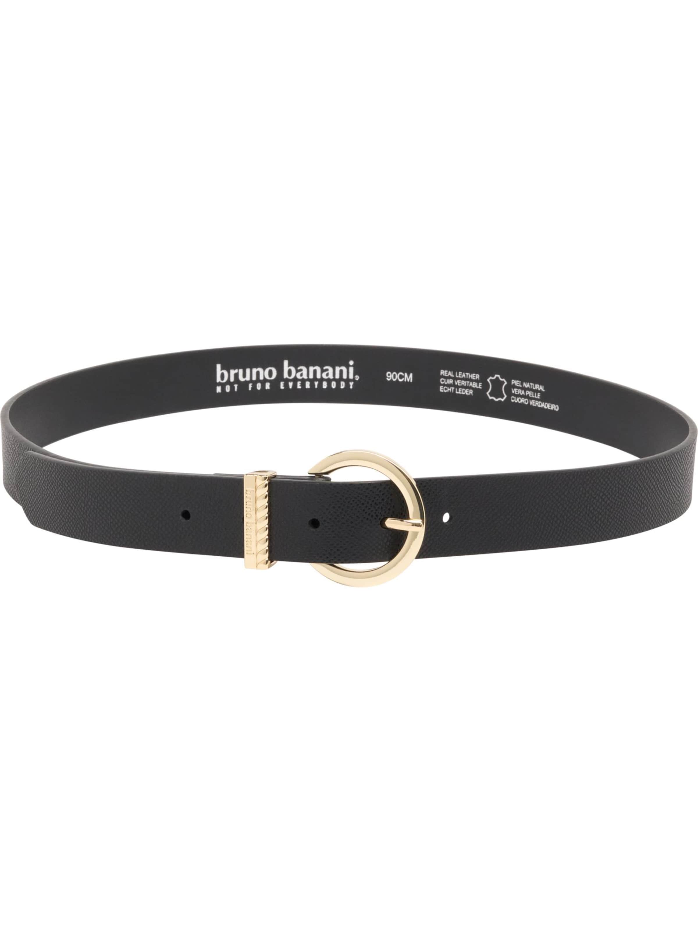 Ceinture 'Griffith' Bruno Banani en noir : devant