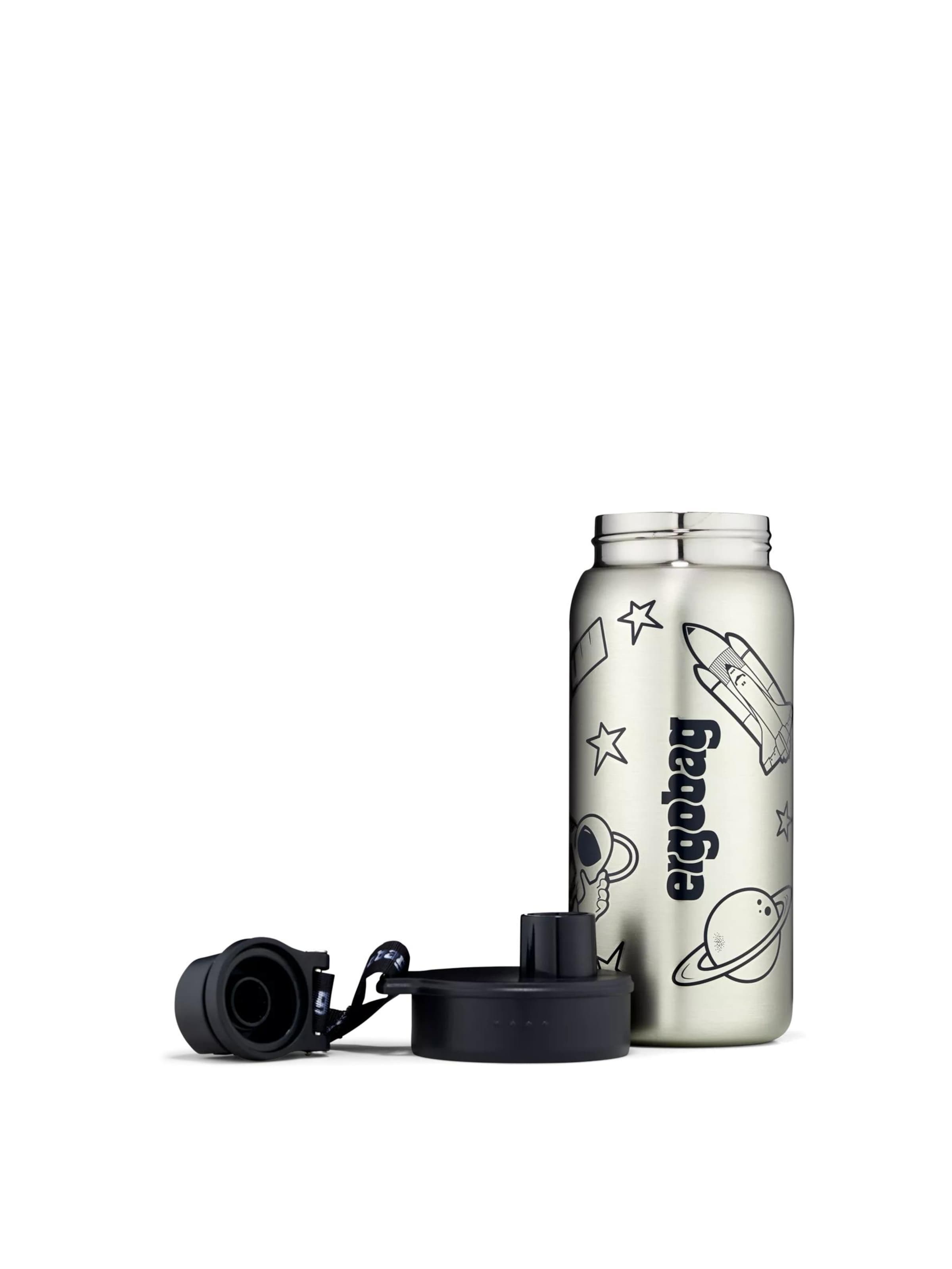 ergobag Drinking Bottle 'Trinkflasche Edelstahl Trinkflasche' in Black