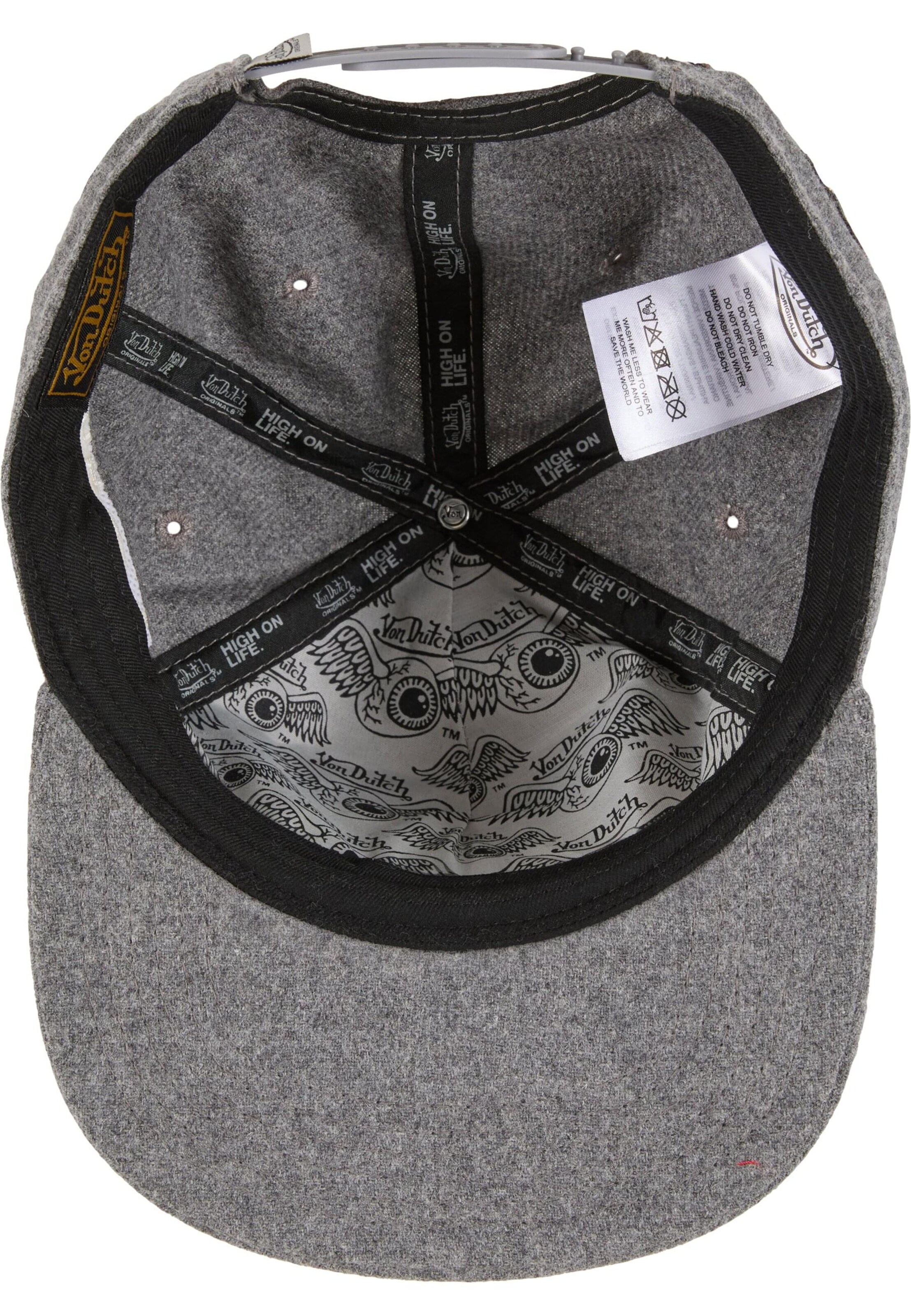 Cappello da baseball 'Unstr Sb Utica' di Von Dutch Originals in grigio