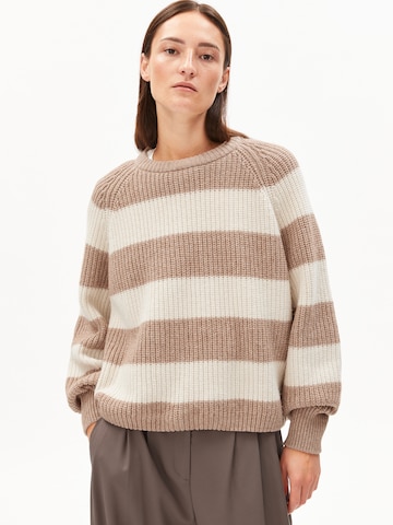 ARMEDANGELS Trui in Beige: voorkant
