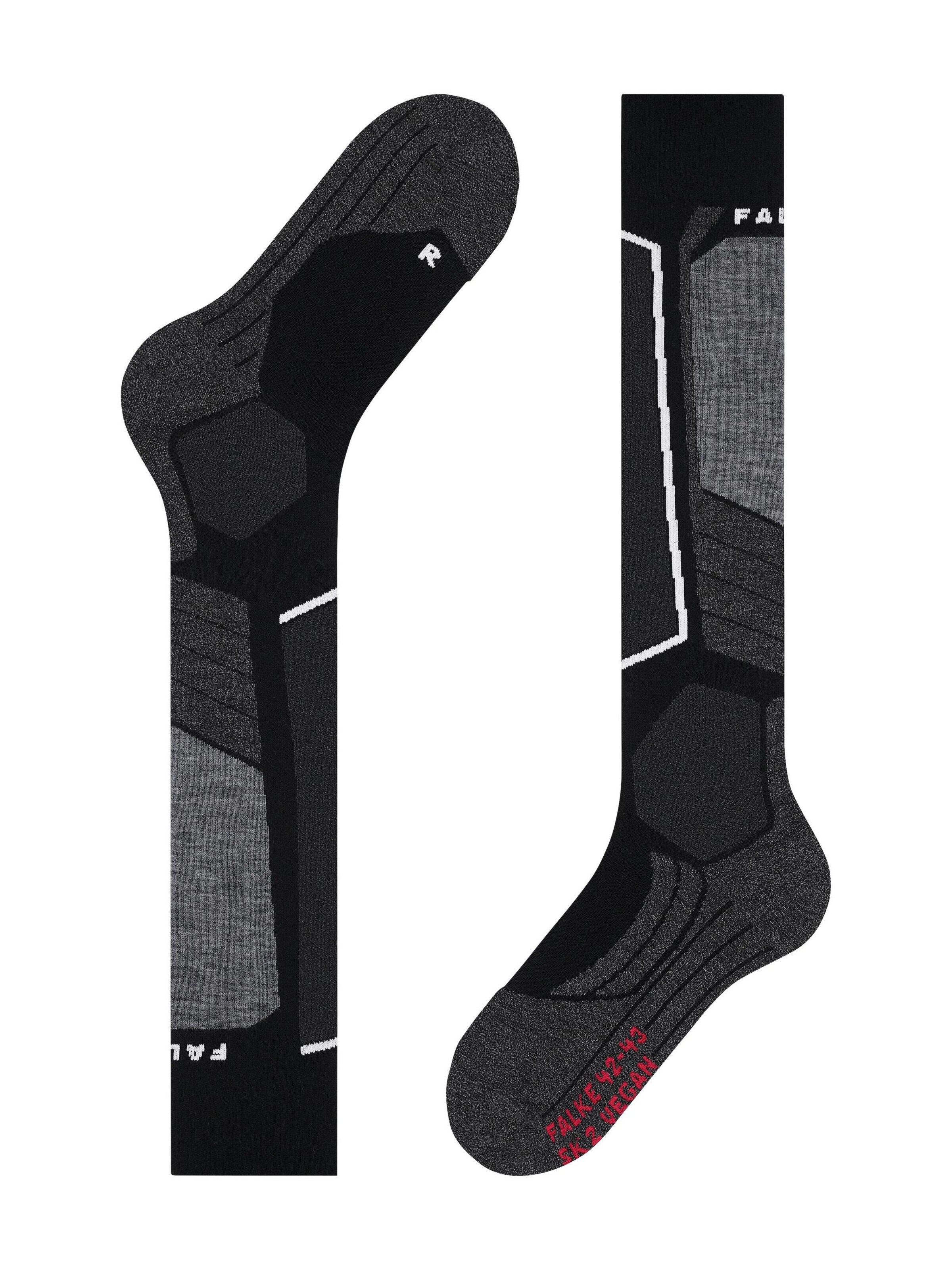 FALKE Athletic Socks 'SK2 Intermediate Vegan' in Black
