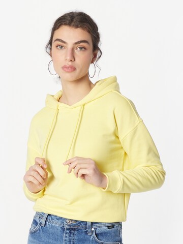 Sweat-shirt Urban Classics en jaune : devant