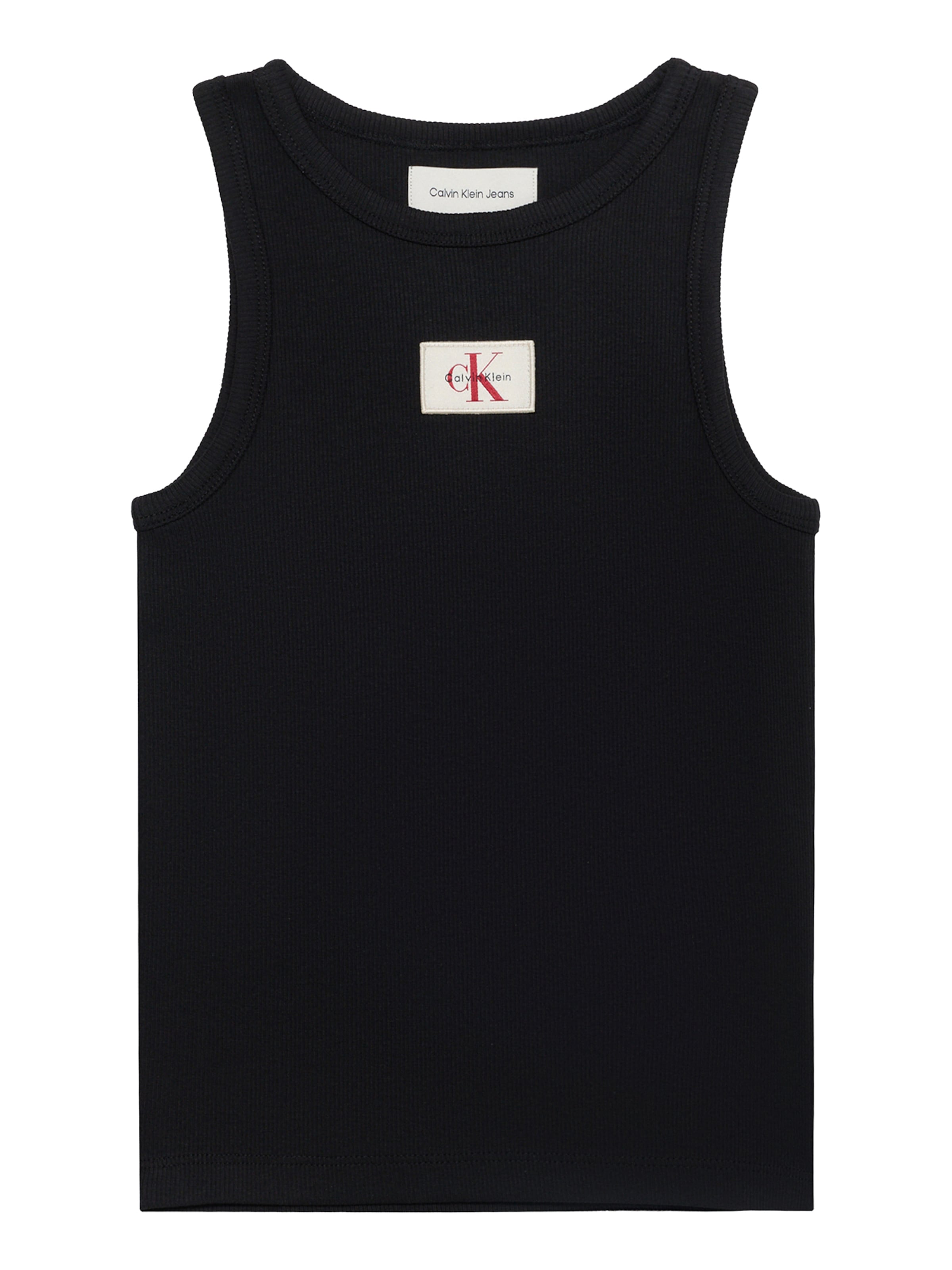 Calvin Klein Jeans Top in Black: front