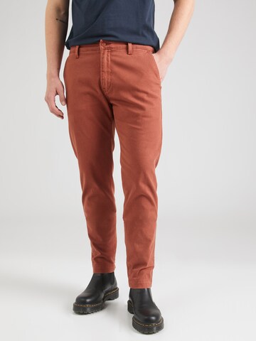 Tapered Pantaloni eleganți 'XX Chino Std II' de la LEVI'S ® pe portocaliu: față