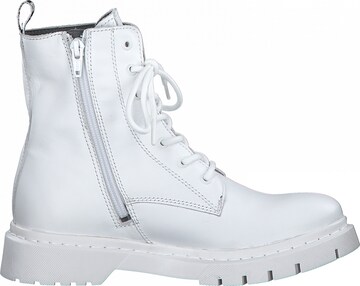 TAMARIS Lace-Up Ankle Boots in White