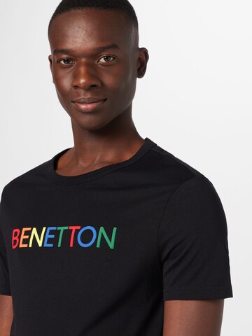| BENETTON YOU Schwarz COLORS T-Shirt in ABOUT UNITED OF