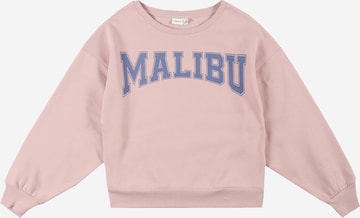 NAME IT Sweatshirt 'DALIBU' in Pink: predná strana