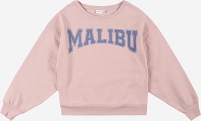 NAME IT Μπλούζα φούτερ 'DALIBU' σε μπλε περιστεριού / ροζ παστέλ, Άποψη προϊόντος