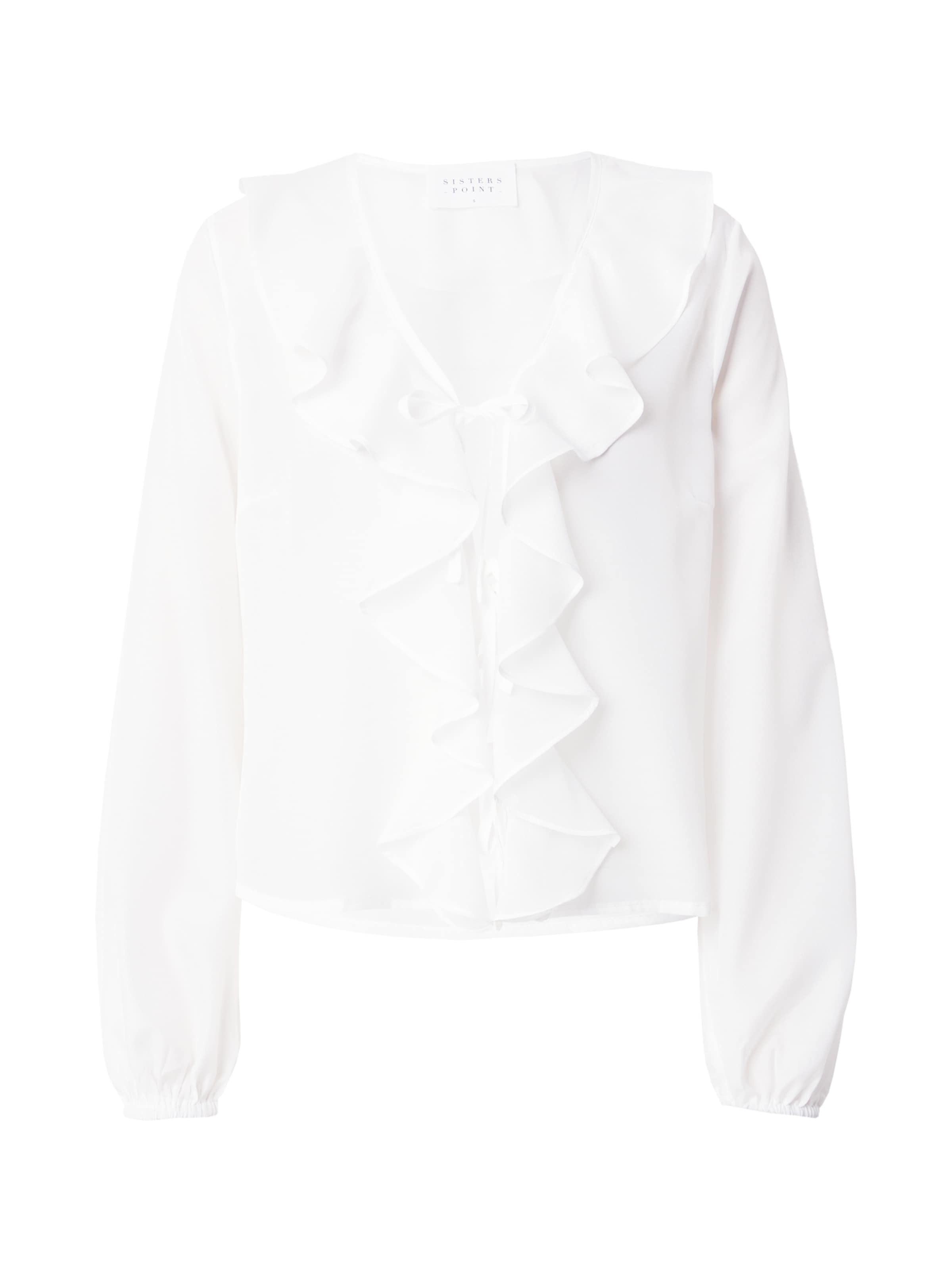 SISTERS POINT Blouse 'VUTA' in Wit: voorkant