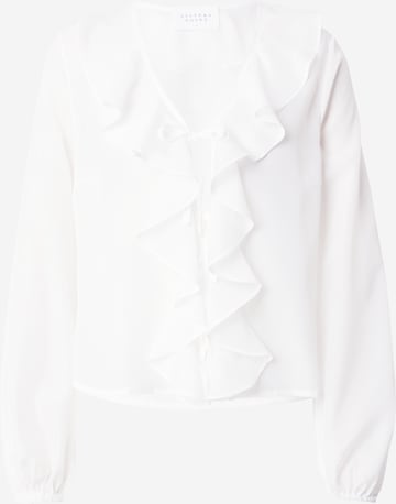 Camicia da donna 'VUTA' di SISTERS POINT in bianco: frontale