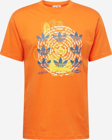 ADIDAS ORIGINALS Shirt 'Hypersport Multi Trefoil' in Orange: predná strana