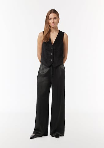 COMMA Loose fit Trousers in Black: front