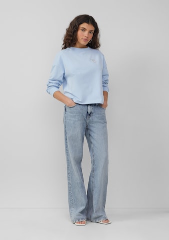 QS Sweatshirt in Blauw