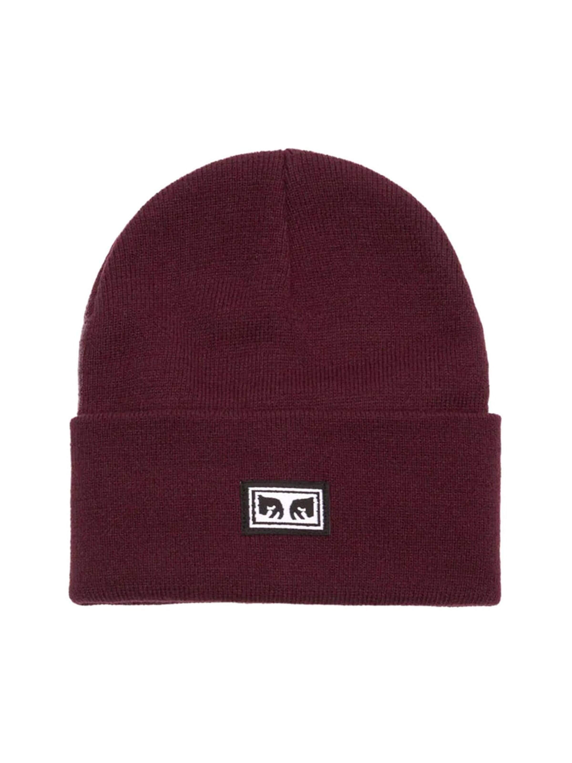 Bonnet 'Icon Eyes Beanie' Obey en violet : devant