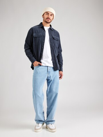 REPLAY Regular Fit Hemd in Blau