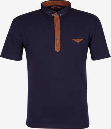 Leif Nelson Shirt in Blauw: voorkant