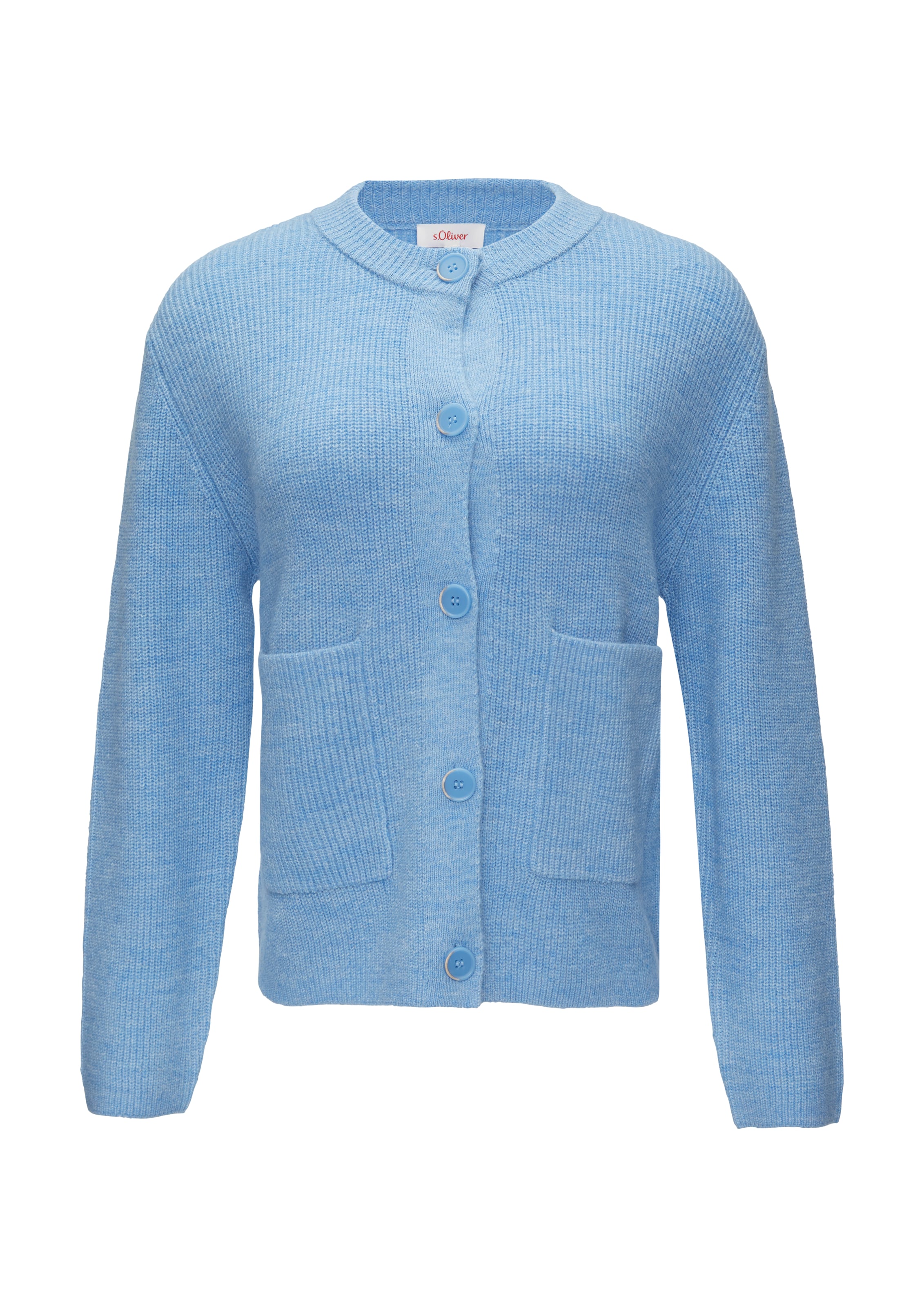 s.Oliver Strickjacke in Blau: Vorderseite