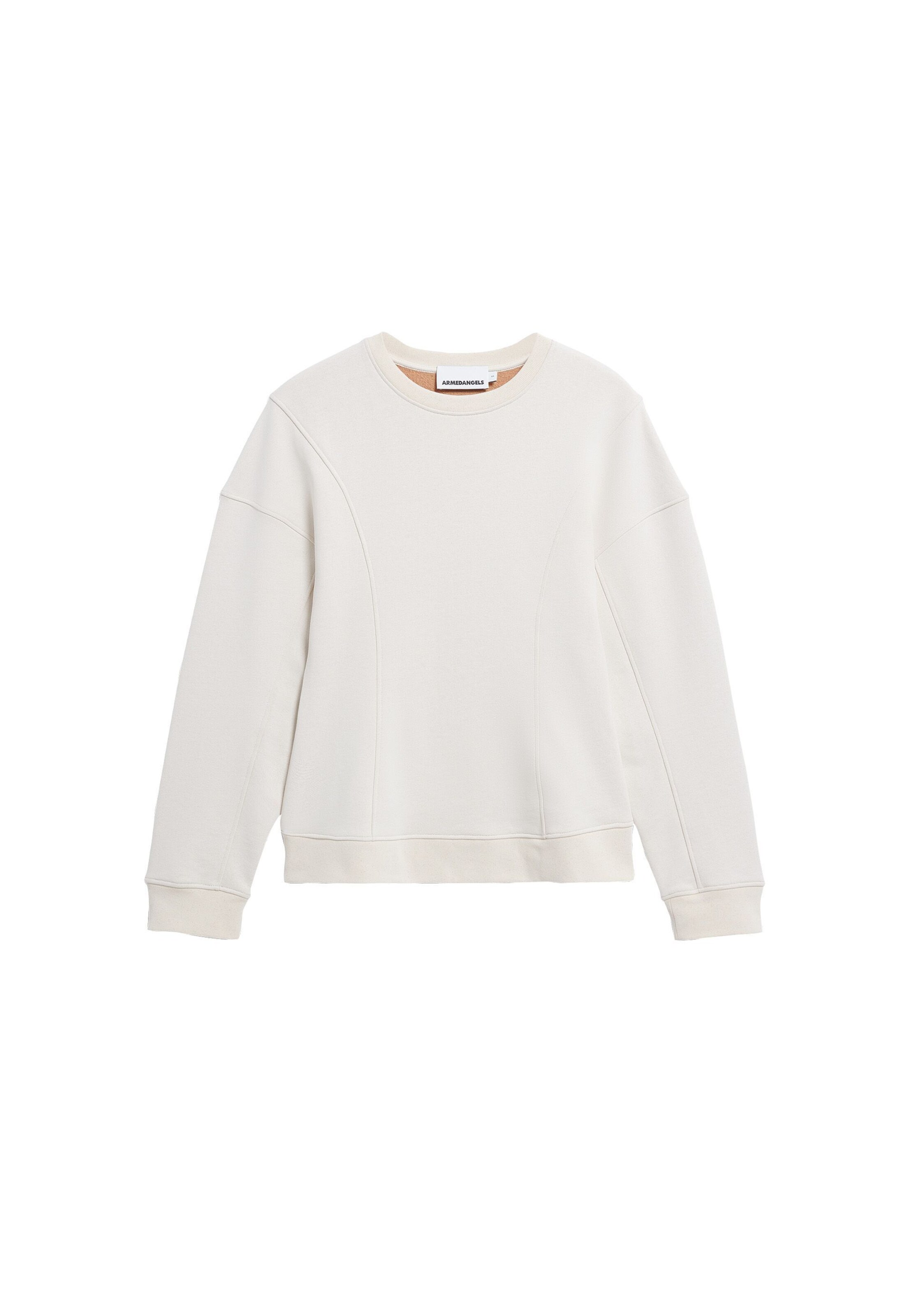 ARMEDANGELS Sweatshirt UN-WASTED BARREL in Beige: Vorderseite