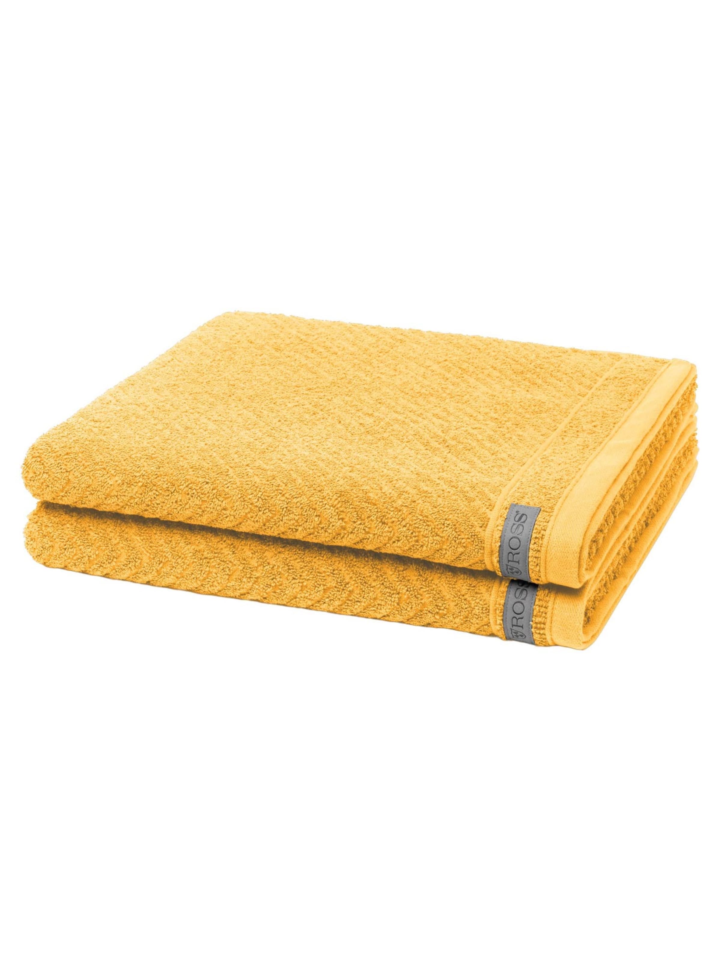 ROSS Handtuch 'Smart'‌‌‌‌‌‌‌‌ in Gelb: Vorderseite