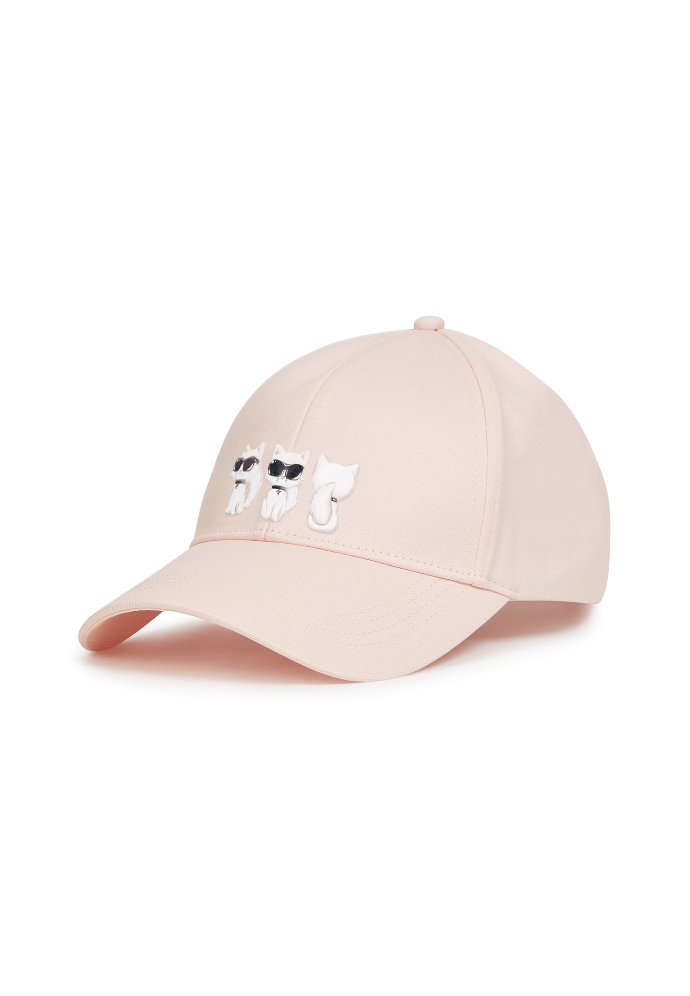 Karl Lagerfeld Кепка 'Ikon Choupette' в Ярко-розовый: спереди
