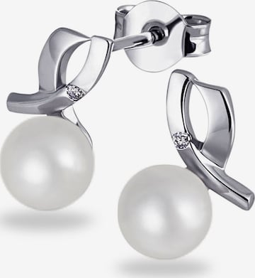 Boucles d'oreilles Goldmaid en argent : devant