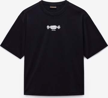 NAPAPIJRIMajica - crna boja: prednji dio