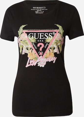 GUESS - Camisa em preto: frente