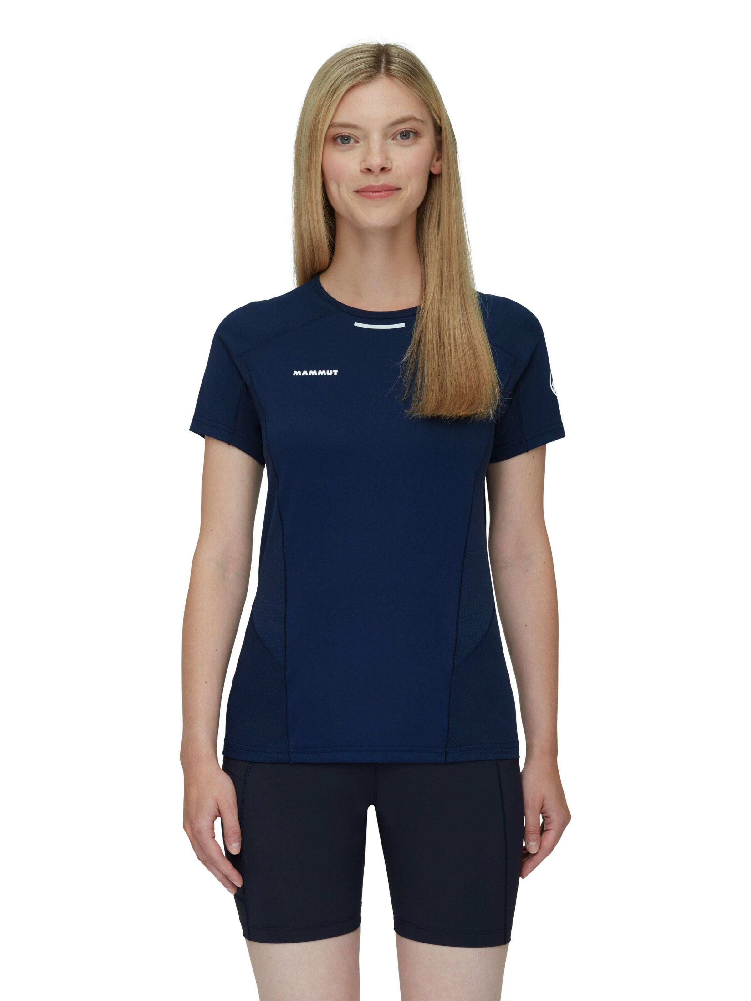 MAMMUT Performance Shirt in Blue: front