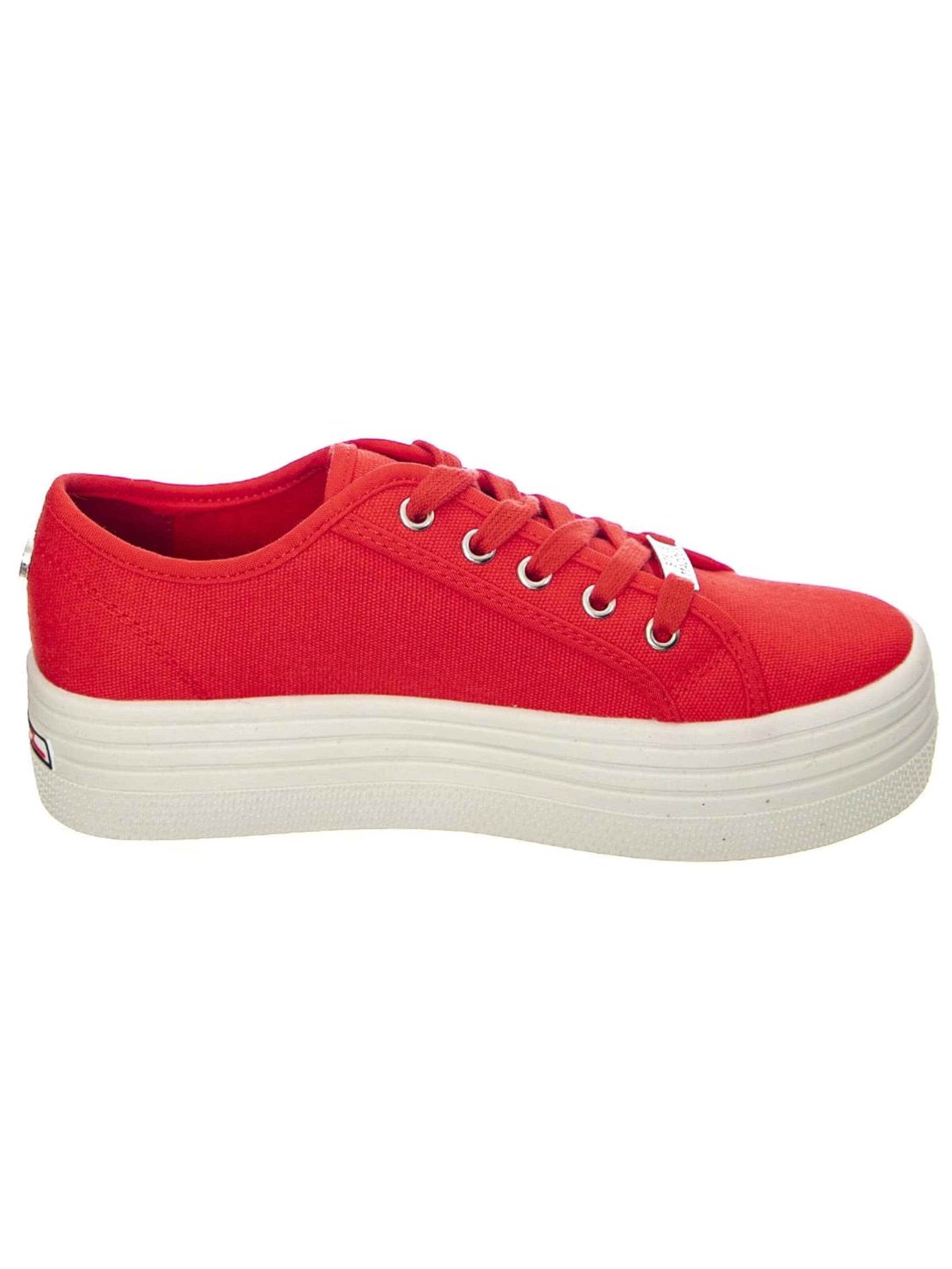 STEVE MADDEN Buty sportowe sznurowane 'Bobbi' w kolorze czerwony