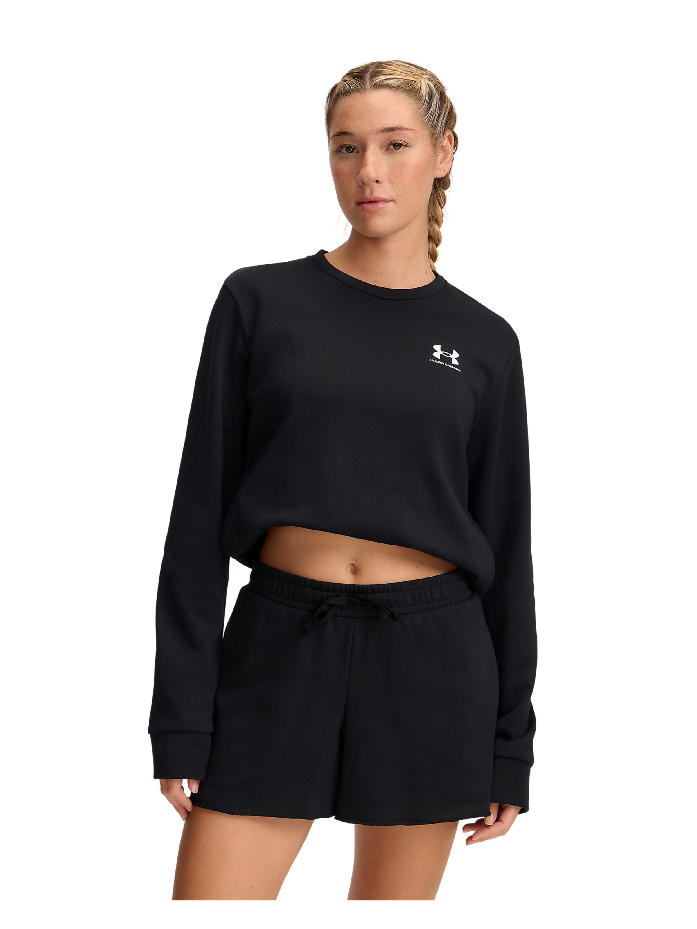 UNDER ARMOUR Functioneel shirt 'Rival' in Zwart