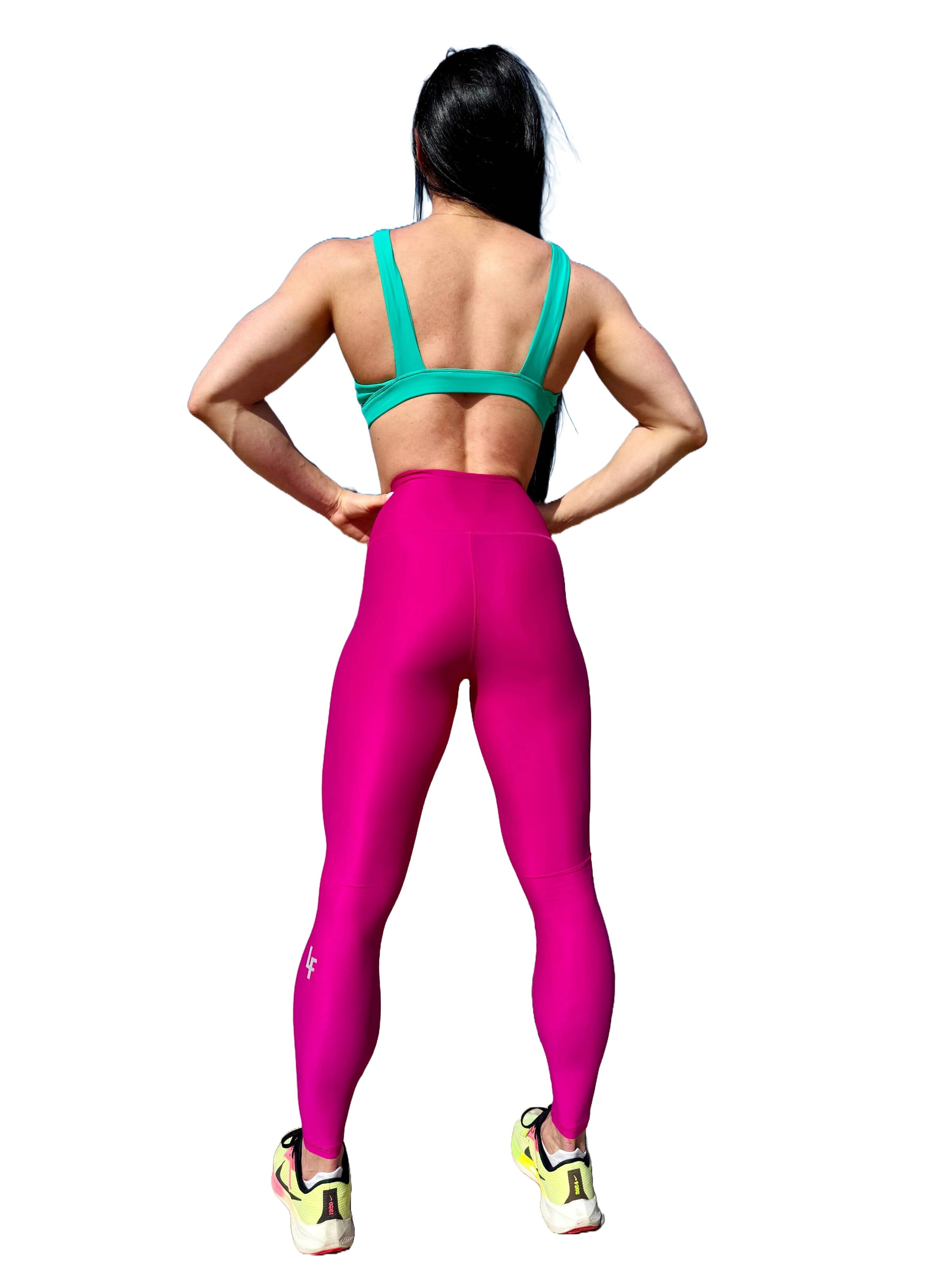 LUXFEEL - Skinny Leggings 'Leggings mit hoher Taille Myself' en rosa