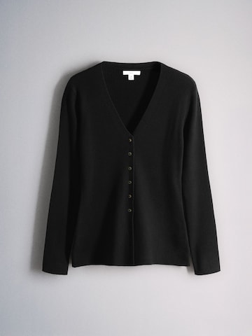 The Set Knit Cardigan in Brown